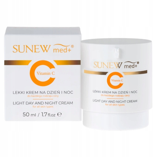 Sunew Med+ Vitamina C Lekki Krem do Twarzy na Dzień i na Noc 50ml
