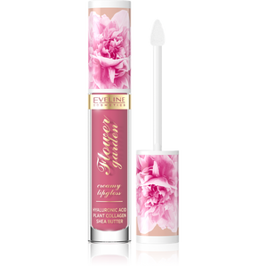 Eveline Flower Garden Kremowy Błyszczyk do Ust Nr 03 Magnolia Charm Vegan 4,5ml