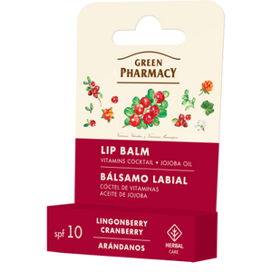 Green Pharmacy Balsam do Ust Brusznica i Żurawina 3,6g