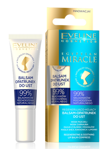 Eveline Egyptian Miracle Regenerująco-Kojący Balsam Opatrunek do Ust 12ml