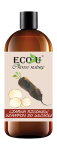 EcoU Szampon Wzmacniający z Czarną Rzodkiewką do Włosów Słabych i Wypadających 500ml