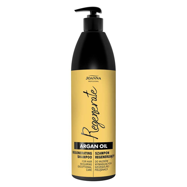 Joanna Professional Argan Oil Szampon Regenerujący z Olejkiem Arganowym do Włosów Zniszczonych 1000ml