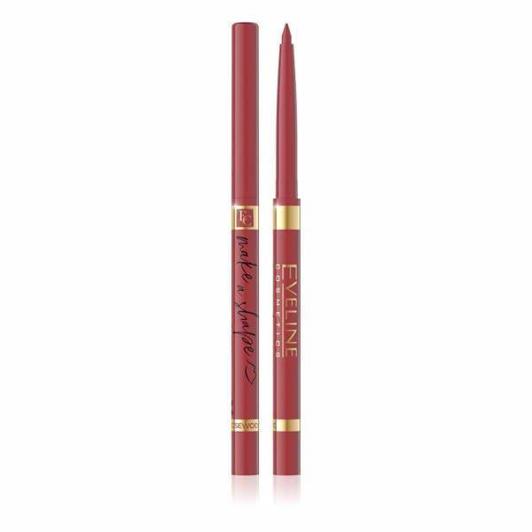 Eveline Automatic Lip Liner Make a Shape Konturówka do Ust z Długotrwałą Formułą 03 Rosewood 1 Sztuka