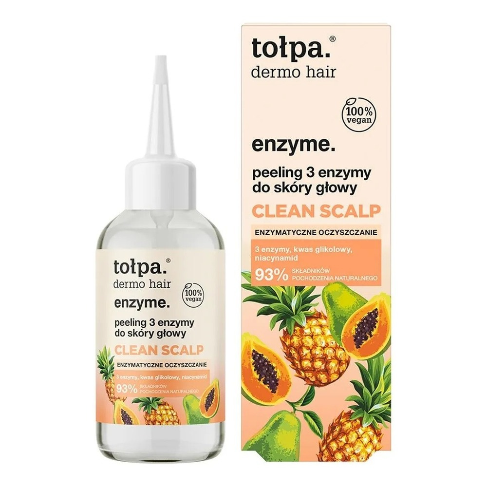 Tolpa Dermo Hair Enzymatyczny Peeling do Skóry Głowy 3 Enzymy 100ml