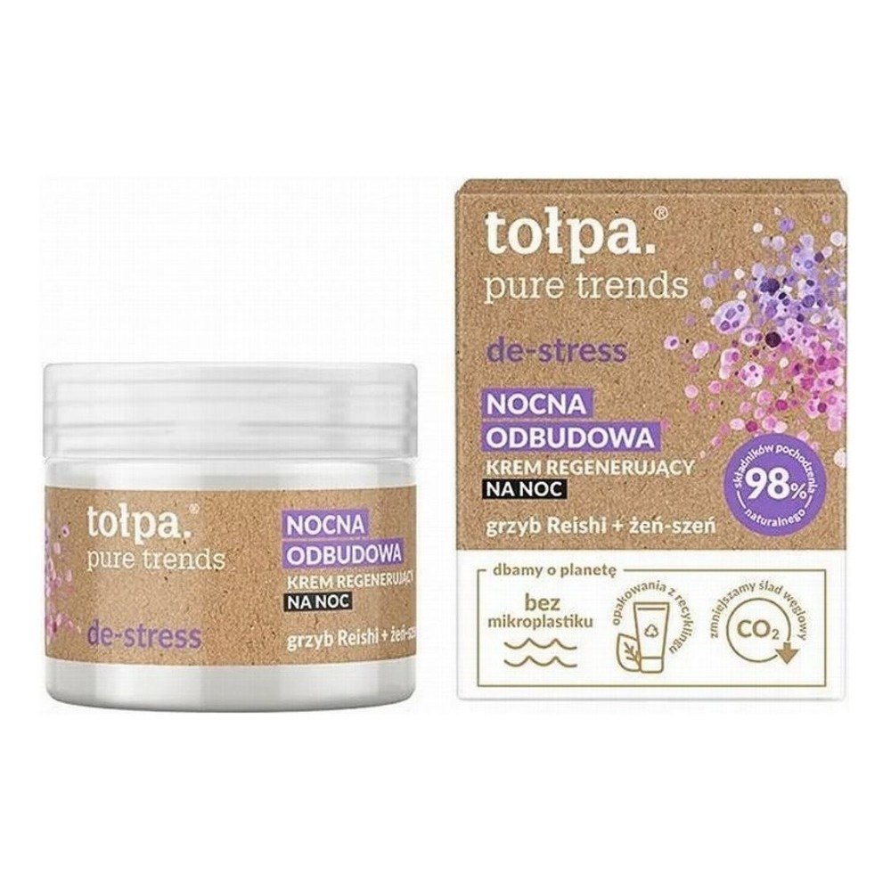 Tolpa Pure Trends De Stress Regenerująco-Łagodzący Krem na Noc 50ml