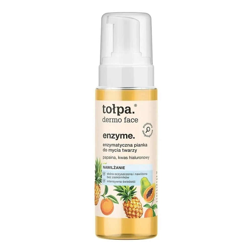Tolpa Dermo Face Enzymatyczna Pianka do Mycia Twarzy z Papainą i Kwasem Hialuronowym 150ml