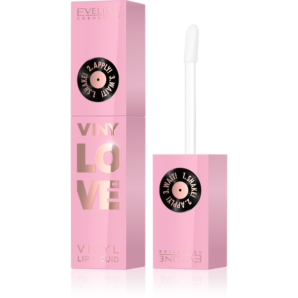 Eveline VinyLove Płynna Pomadka Winylowa z Efektem Gloss Nr 01 Pinky 4ml
