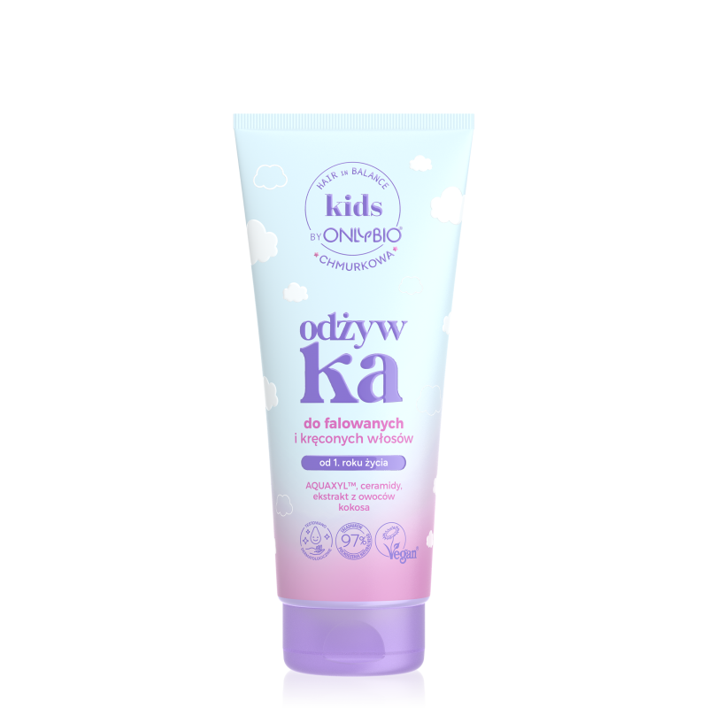 OnlyBio Hair in Balance Kids Chmurkowa Odżywka do Falowanych i Kręconych Włosów 200ml