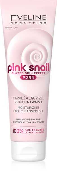Eveline Pink Snail Nawilżający Żel do Mycia Twarzy 140ml