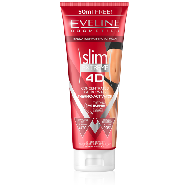 Eveline Slim Extreme 4D Termoaktywne Serum Wyszczuplające Antycelluit 250 ml