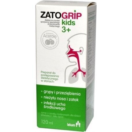 Zatogrip kids 3+ Syrop - 120 ml