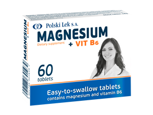 Polski Lek S.A. Magnez + Vit  B6 60 tabl.
