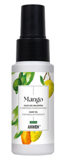 Anwen Mango Odżywiający Olejek do Włosów Średnioporowatych 50ml