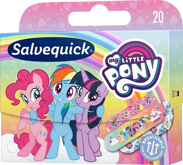 Salvequick My Little Pony Plastry dla Dzieci 20 Sztuk
