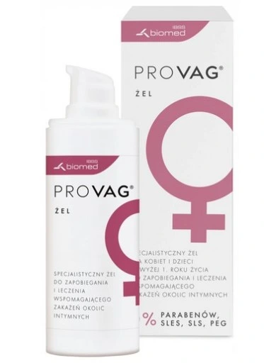 ProVag Hipoalergiczny Żel Wspierający Zdrowie Okolic Intymnych 30g