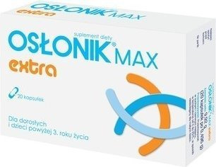 Osłonik Max Extra Lactobacillus + Saccharomyces + Inulina 20 Kapsułek
