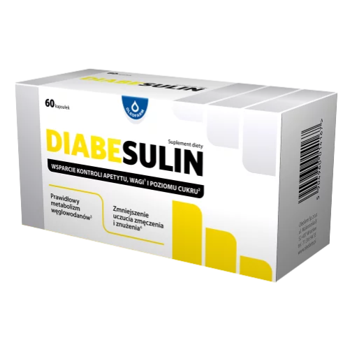 Oleofarm Diabesulin Wsparcie Prawidłowego Poziomu Cukru we Krwi 60 Tabletek