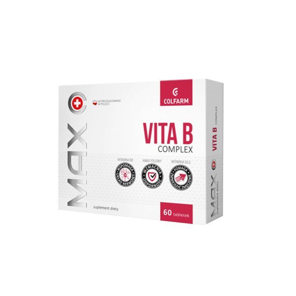 Witamina B Complex 60 Tabl Niedobory Witamin z Grupy B Colfarm
