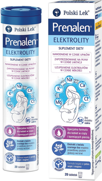 Prenalen Elektrolity Tabletki Musujące 20 Sztuk