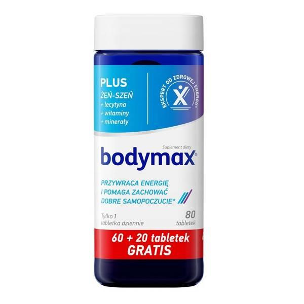Bodymax Plus dla Zachowania Dobrego Samopoczucia 60 + 20 Tabletek