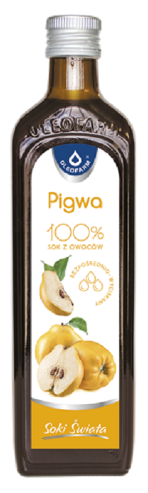 Oleofarm Soki Świata Sok Z Owoców Pigwy 490ml