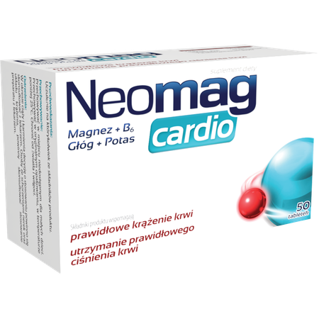 Aflofarm NeoMag Cardio Magnez+B6 50 Tabletek