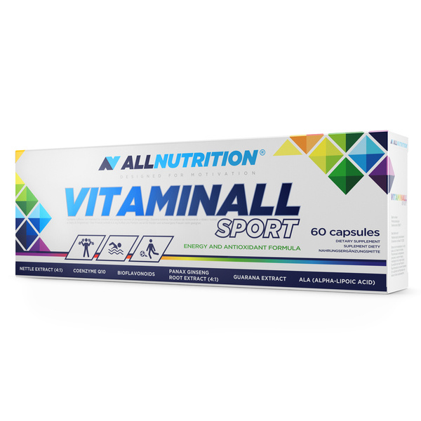 Allnutrition Vitaminall Sport Formuła Antyoksydacyjna 60 Kapsułek