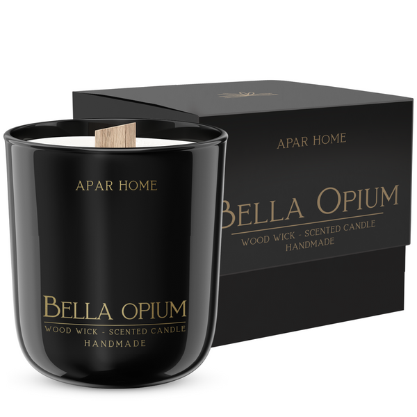 Apar Home Bella Opium Sojowa Świeca Zapachowa w Szkle 1 Sztuka