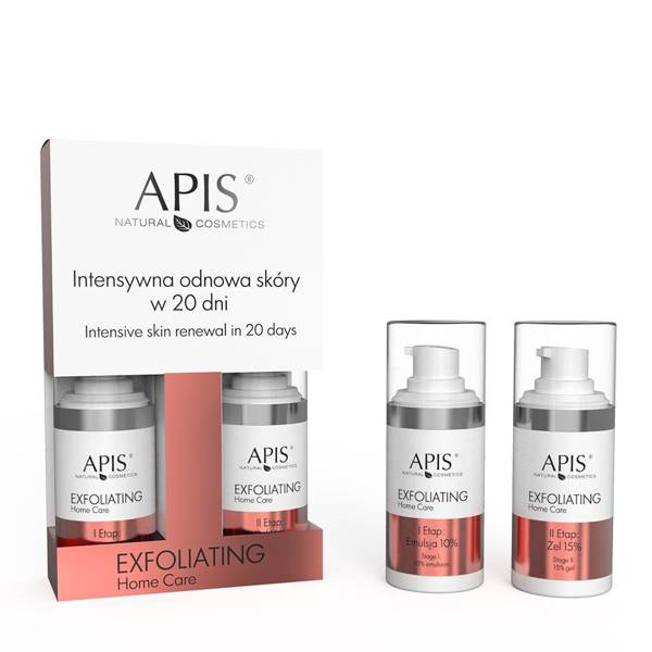 Apis Exfoliating Home Care Intensywna Odnowa Skóry w 20 Dni  2x15ml Best Before 09.11.24