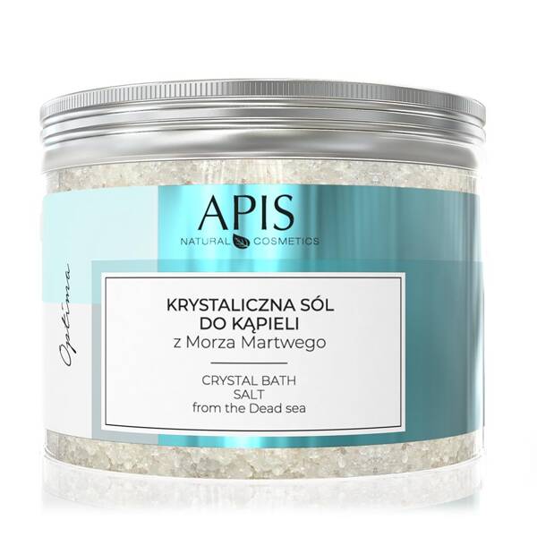 Apis Optima Krystaliczna Sól do Kąpieli z Morza Martwego 500g