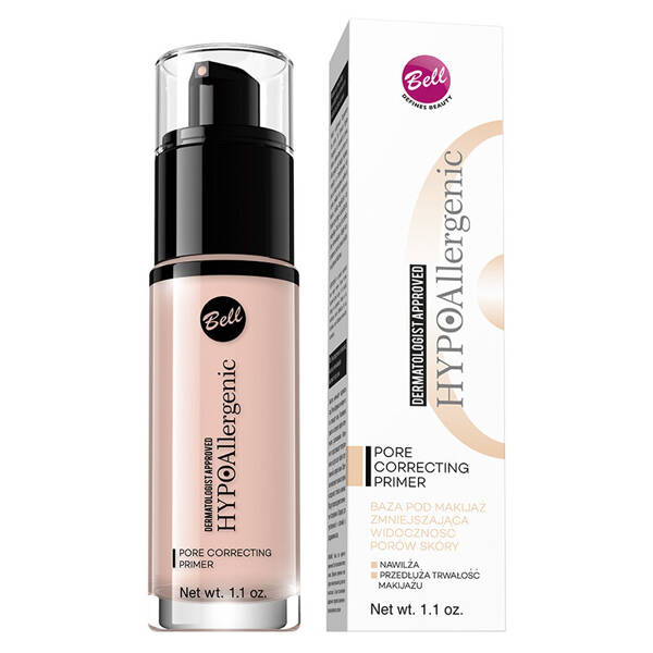 Bell HypoAllergenic Pore Correcting Primer Baza pod Makijaż Zmniejszająca Widoczność Porów 01 30g