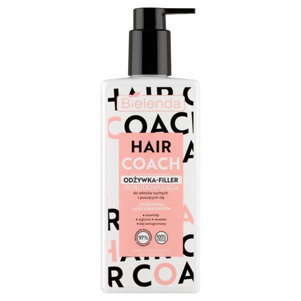 Bielenda Hair Coach Odbudowująca Odżywka-Filler do Włosów Suchych i Puszących się 280ml