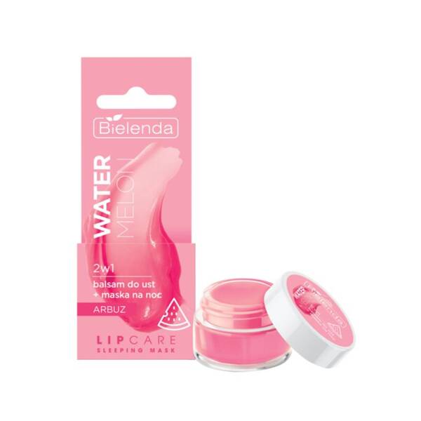 Bielenda Lip Care Arbuz Balsam do Ust + Maska na Noc 2w1 10g