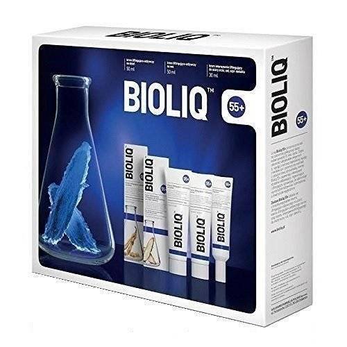 Bioliq 55 Zestaw Krem Liftingujący na Dzień 50ml Krem Liftingujacy na Noc 50ml Krem pod Oczy 30ml