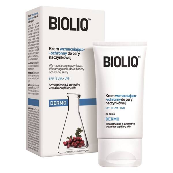 Bioliq Dermo Krem Wzmacniająco Ochronny dla Skóry Naczynkowej SPF15 30ml