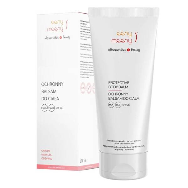 Eeny Meeny Ochronny Balsam do Ciała UVA UVB SPF 50+ do każdego Rodzaju Skóry 100ml