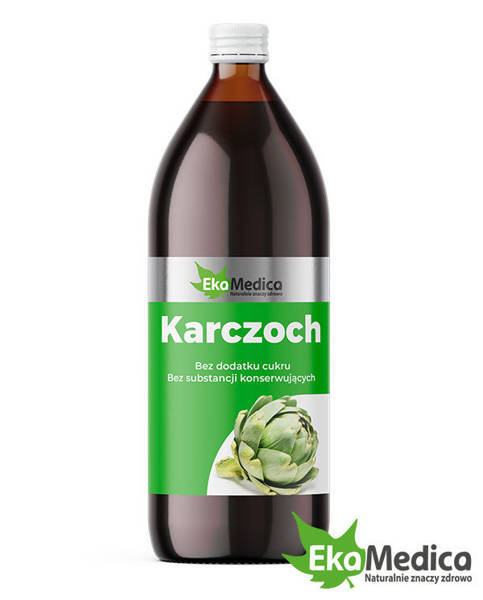 EkaMedica Naturalny 99,8% Sok Z Karczocha 500ml