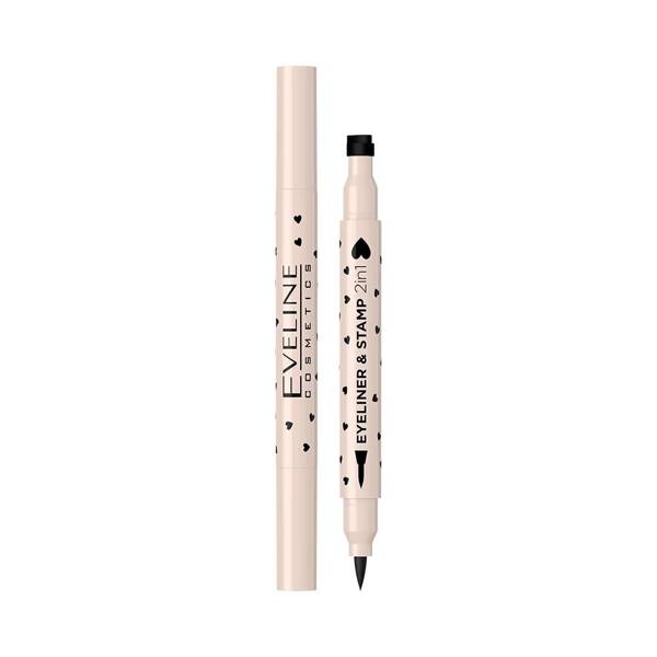 Eveline Eyeliner & Stamp 2w1 Eyeliner ze Stemplem 1 Sztuka