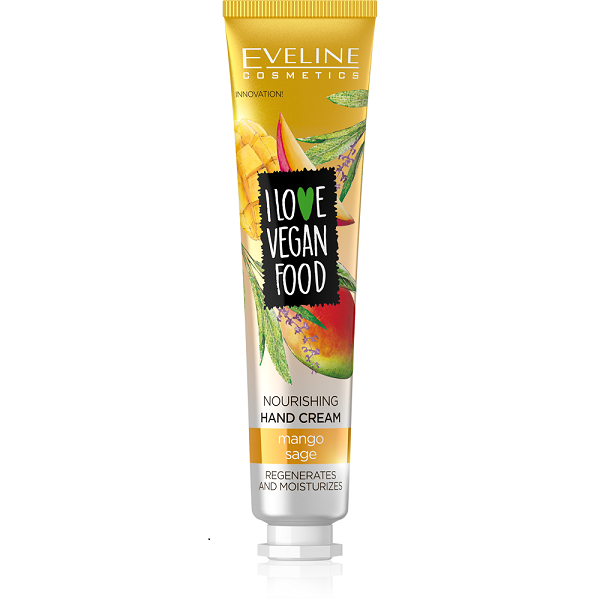 Eveline I Love Vegan Food Odżywczy Krem do Rąk Mango Szałwia 50ml