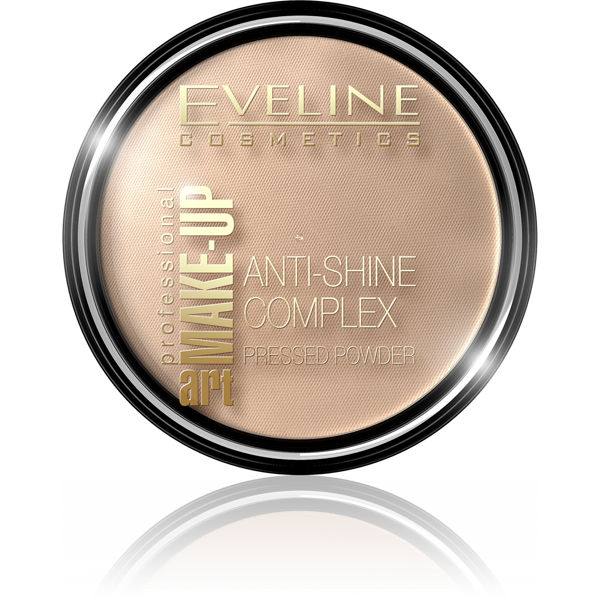 Eveline Make Up Art Anti-Shine Complex Puder Prasowany Nr 34 Medium Beige 14g