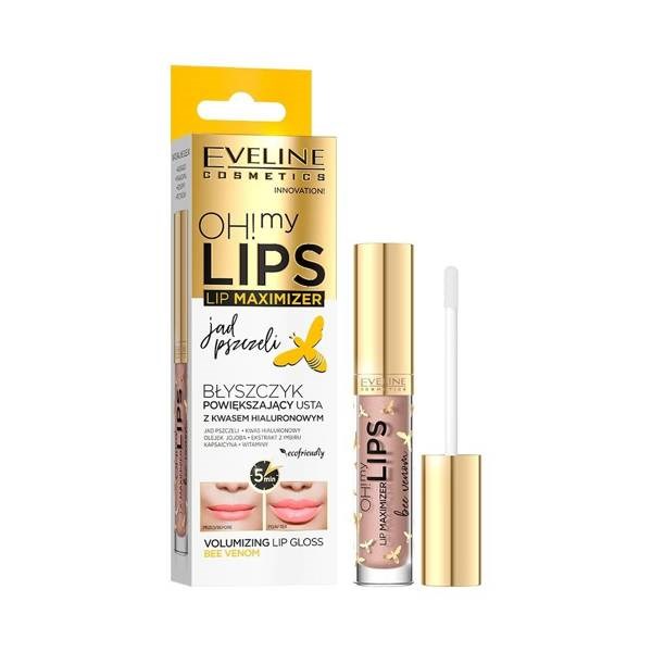 Eveline Oh My Lips Lip Maximizer Błyszczyk Powiększający Usta Jad Pszczeli 4,5ml