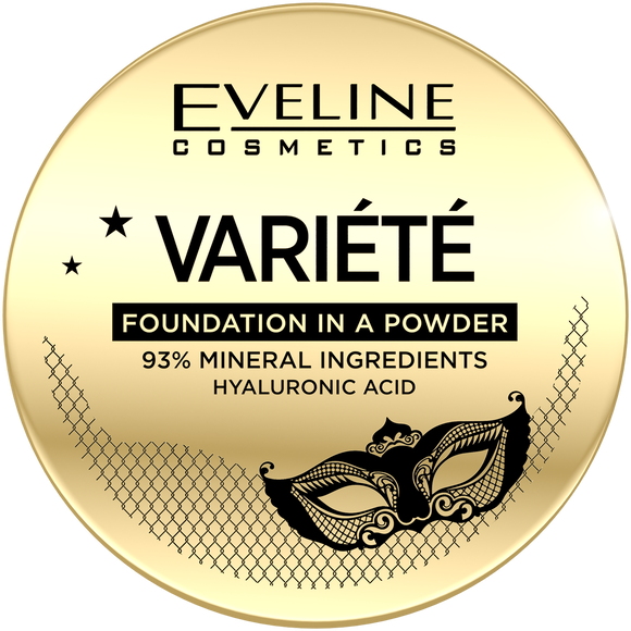 Eveline Variete 93% Naturalnych Składników Podkład Mineralny w Pudrze 01 Light 8g