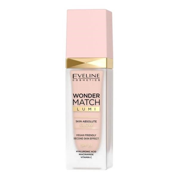 Eveline Wonder Match Lumi Rozświwtlający Podkład SPF20 Nr 25 Sand Beige 30ml