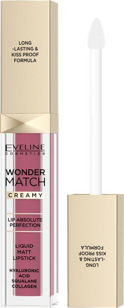 Eveline Wonder Match Matowa Pomadka w Płynie Nr 03 Mauve 6,8ml