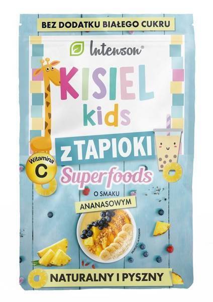 Intenson SuperFoods Kisiel Kids z Tapioki o Smaku Ananasowym 30g