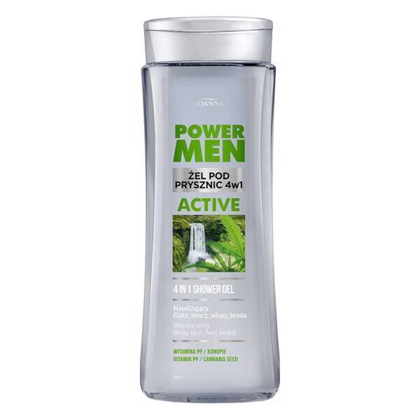 Joanna Power Men Active Żel pod Prysznic 4w1 dla Mężczyzn 300ml