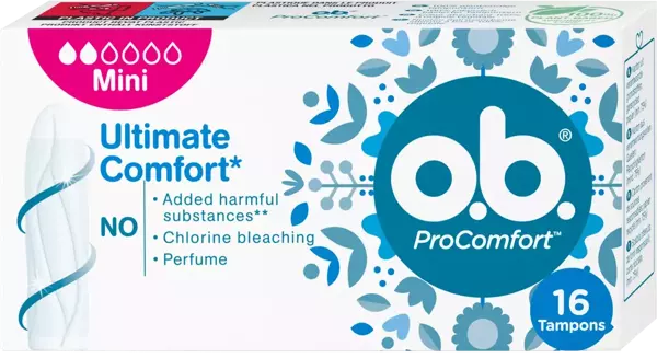 O.B.  ProComfort Mini Tampony 16 Pieces