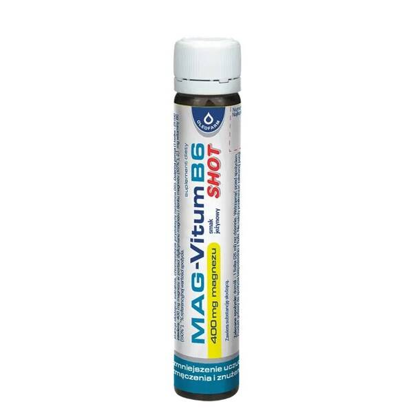 Oleofarm Shot Mag-Vitum B6 400mg Magnezu 25ml