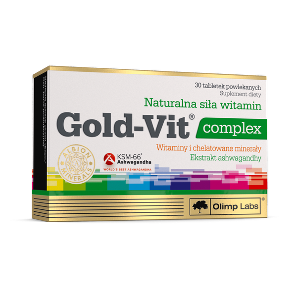 Olimp Gold - Vit Complex Witaminy i Chelatowane Minerały 30 Tabletek