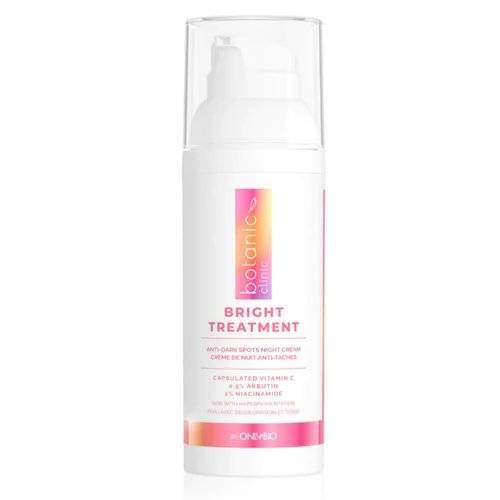 OnlyBio Botanic Clinic Bright Treatment Krem do Twarzy na Noc dla Skóry z Przebarwieniami 50ml Best Before 18.02.25